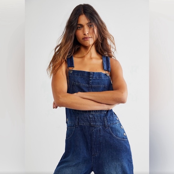 COPY - Free People Ziggy Denim Overalls Size Medium - Picture 2 of 6
